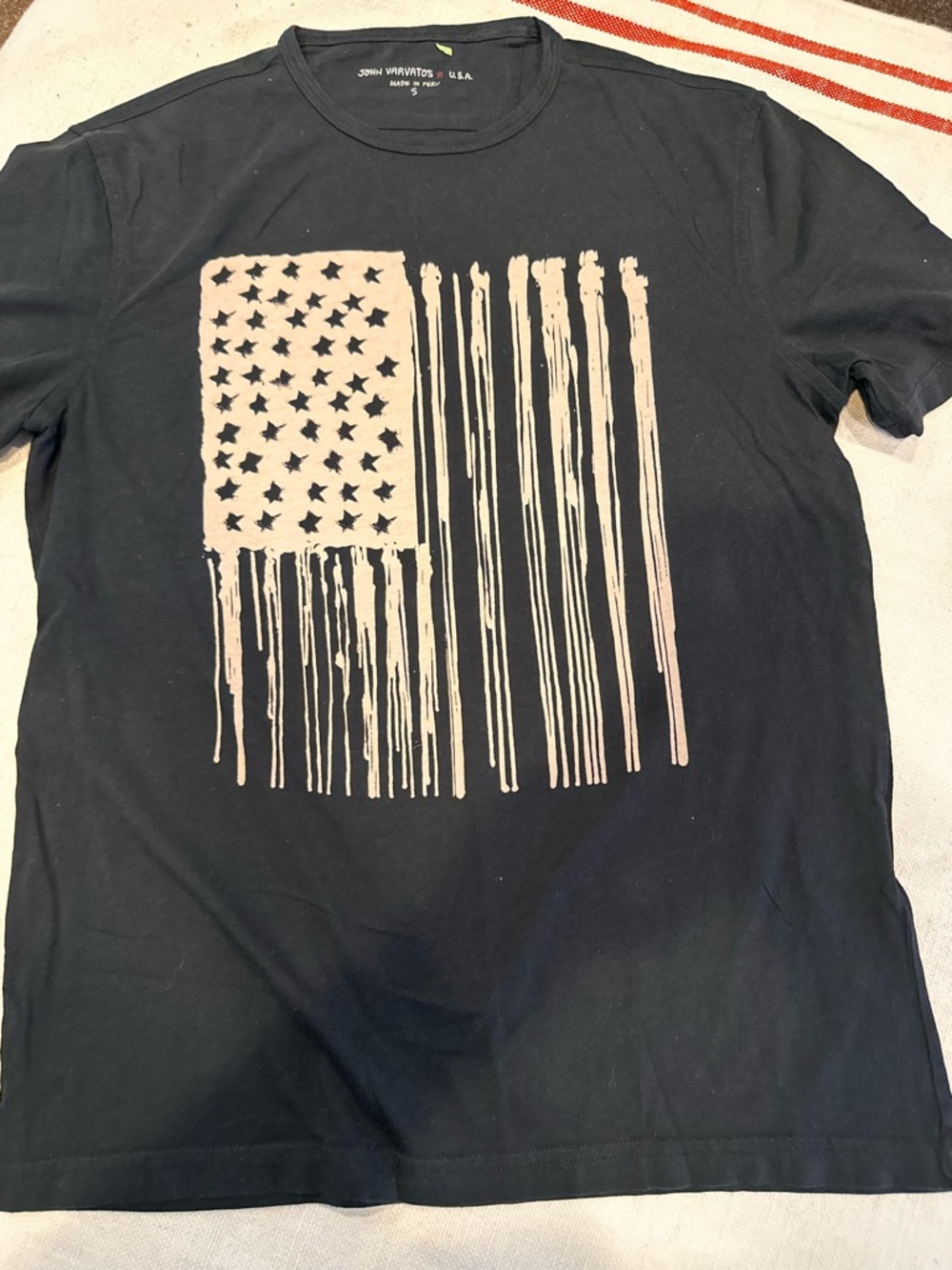 Vintage John Varvatos Black Kids Short Sleeve Tee